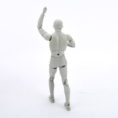 Body Kun DX Blockhead Joint Mannequin Drawing Action Figure Human Male Gray