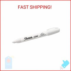 Sanford 35558 Sharpie Oil-Based Paint Marker, Medium Point, White, 1-Count