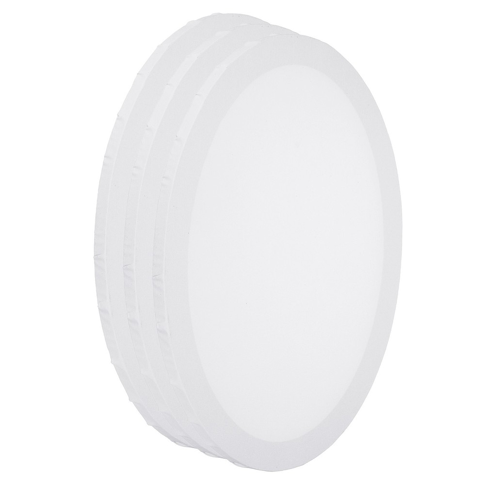 Paint Canvases, 3 Pack 16×12 Inch Oval Stretched Art Board Panels White