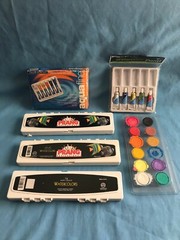 New & Used Prang, Aqua Fine & Royal Langnickel Watercolor Paints 46 Colors