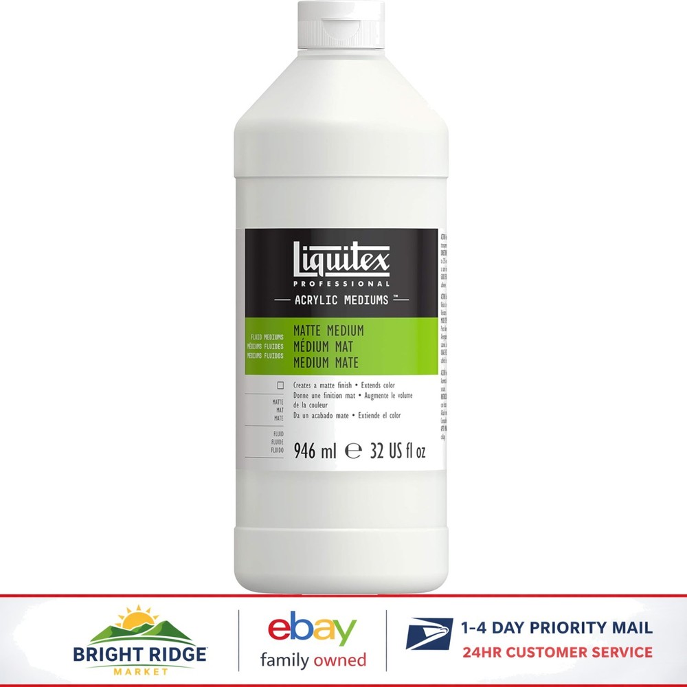 Value Series Matte Medium 32-Oz for Artists Seeking Quality and Affordability