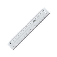8 Inch Aluminum Non Slip Rulers for Drawing, Set of 6 Pieces – Centimeters an…