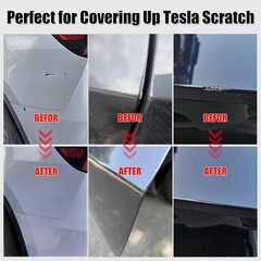 Car Touch Up Paint(Deep Blue Metallic(PPSB)) for Tesla Model Y/3/S/X, 2 in 1 DIY