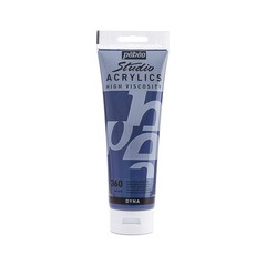 Studio Acrylics High Viscosity Iridescent Blue Black 8.45 oz Fine Paint