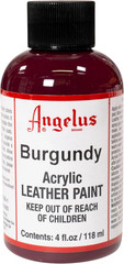 Acrylic Leather Paint, 4 Oz, Burgundy