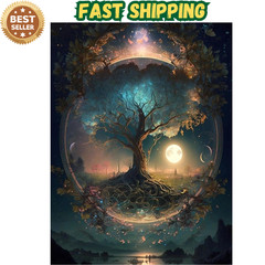 Arttoplus Tree of Life Paint by Numbers Kit for 16X20inch, MT19411
