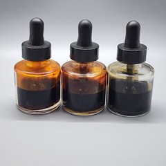 Vintage Luma Concentrated Watercolor Ink – 3 Colors: Sepia, Orange & Acorn Brown