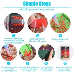 Horse Diamond Painting Kit Full Drill Wall Art Decoration Canvas Set DIY