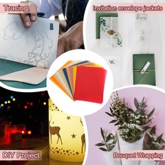 PATIKIL 30 Sheets Vellum Paper 4.25×5.5, Vellum Paper Printable Translucent P…