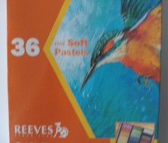 Reeves Fine Soft Pastel Set 36 Piece Art 65mm X 10mm Vibrant Strong Colors NEW