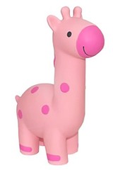 Multipet Minipet Latex Giraffe 5″ Dog Toy with Squeaker (Assorted Color, 1 Pack)
