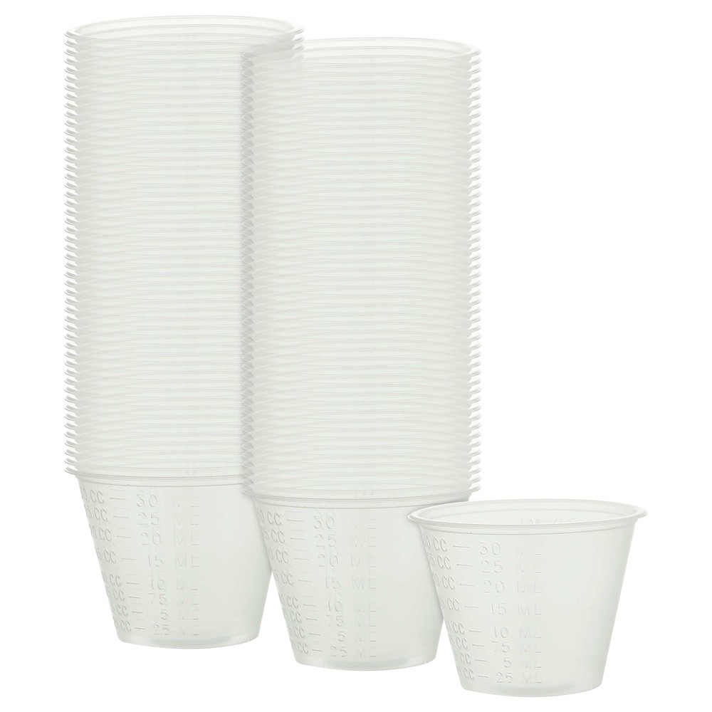 100, 1 Ounce Graduated Plastic Measuring & Mixing Cups – Paint, Hobby, Airbrush