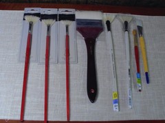 Artist Paint Brush Long Handles Lot MASTER’S TOUCH, SIMPLY SIMMONS, GRUMBACHER