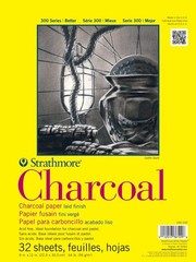 Strathmore 300 Series Charcoal Paper Pad, Glue Bound, 11×17 inches, 32 Sheets…
