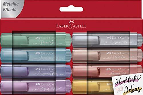Faber-Castell Highlighter TL 46 Metallic Wallet of 8 154689