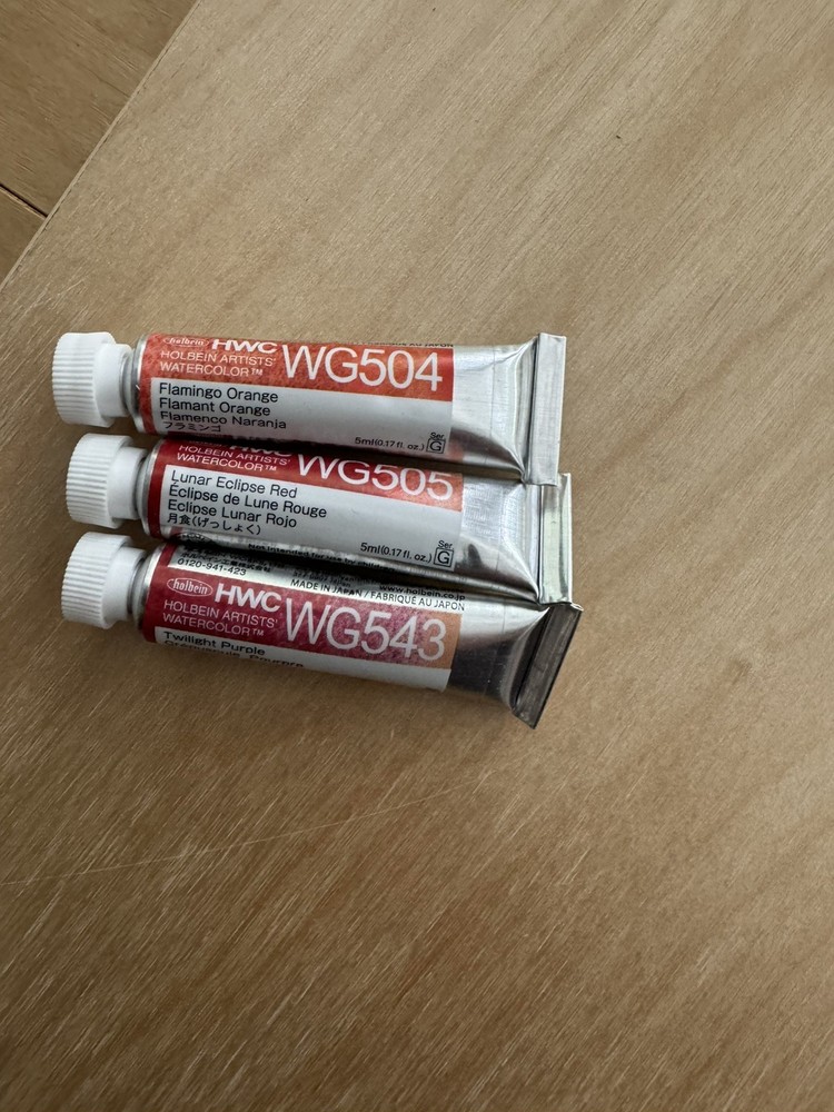 Holbein Granulating Watercolor 3 5ml Tubes New