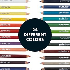 Assorted Colors 24 Sketching Drawing Coloring Scholar Colored 24.0 Count Adult