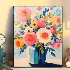 Arttoplus Flowers Paint by Numbers Kit for 16X20inch, MT21159-US