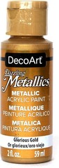 Dazzling Metallics 2oz Glorious Gold Acrylic Paint for Stunning Crafts