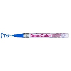 UCHIDA 200-C-3 Marvy Deco Color Fine Point Paint Marker, Blue, 1 Count (Pack …