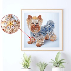 DIY 5D Diamond Art Dog Painting Kit Crystal Diamond Kits Set Wall Decoration