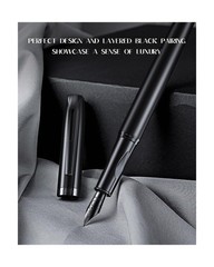 samurai Fountain Pen Set,Hand Polished Medium Nib,Calligraphy Nib(B… Fast Ship