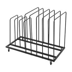 Art Canvas Storage Rack with Wheels Painting Drying Rack Easel Display Stand