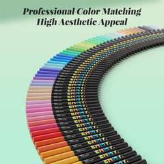 80 Colors Acrylic Paint Markers, Direct Liquid Acrylic Paint Marker Pen, Fabric