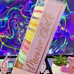 Macaron Chalk Set 10 Colors Pastel Sidewalk Chalk Kids Art Drawing Gift Kawaii