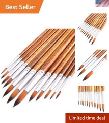 Artist Watercolor Paint Brushes in 12 Sizes – Ideal for Various Mediums