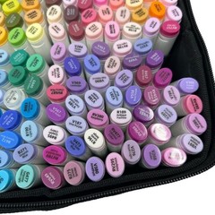 Ohuhu Marker Pen Set 287 Colors Dual Tip Broad & Fine Alcohol-Based Honolulu B