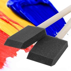 Violet Foam Paint Brush Set – 16 Durable 2-Inch Brushes for Painting & Staining