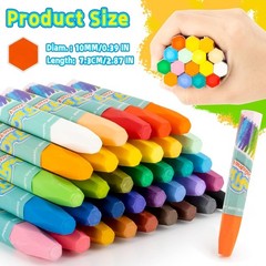 36Colors Oil Pastels Set – Crayons Bulk Washable Crayon Soft Oil Pastels Crayons