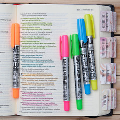 – Bible Study Kit with Gel Highlighters and Pens No Bleed Through, Amazing Bi…