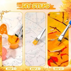 Paint by Numbers Kit DIY Canvas Painting Set for Adults Kids Home Decor Gift DIY