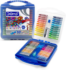 Oil Pastels 50 Shades, Non-Toxic EN 71-3 Standard Certified