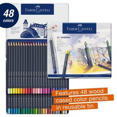 Creative Studio Goldfaber Color Pencils – Tin of 48