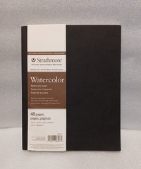 Strathmore Softcover Watercolor Art Journal 7.75″ x 9.75″ White 24 Sheets [B17]