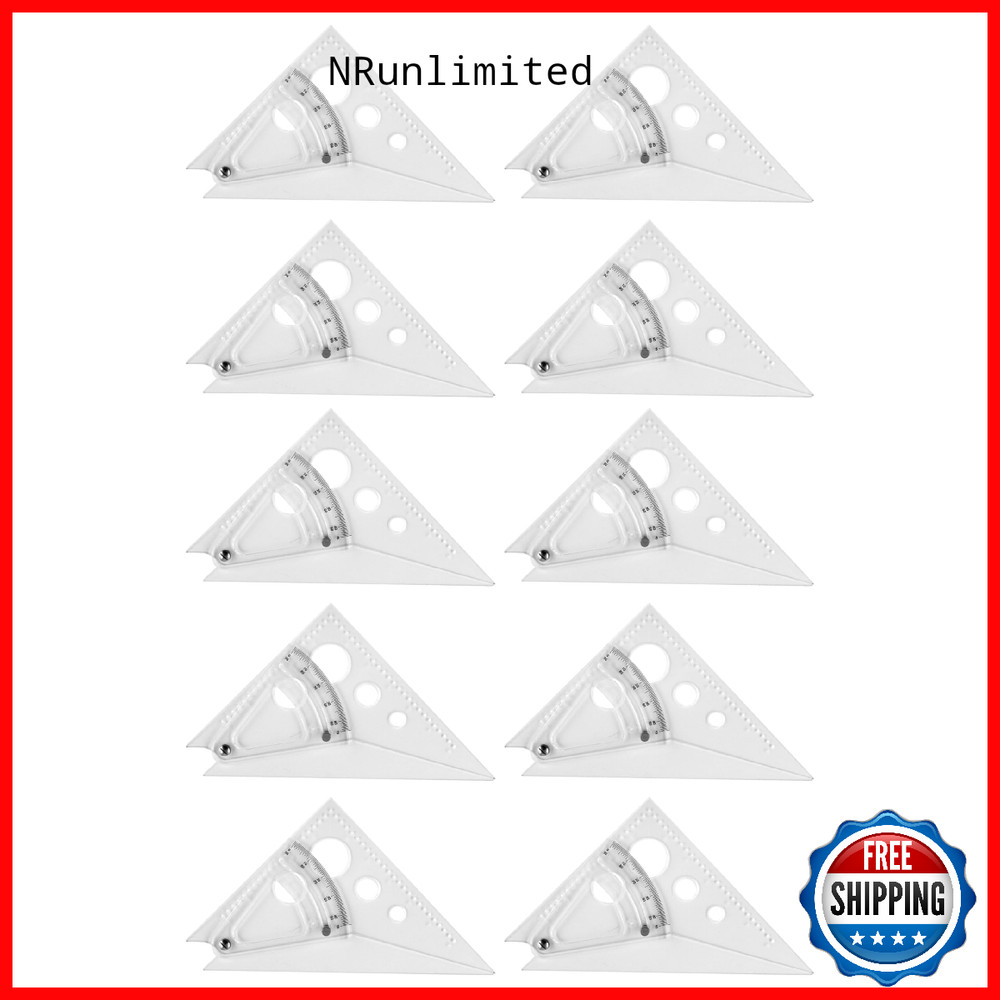 Westcott Adjustable Triangle Scale Set Easy To Read Markings For Crafting