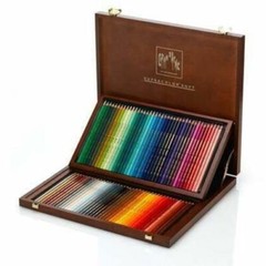 Caran d’Ache Supracolor Artist Water Soluble 80 Colour Pencils Wooden Gift Box