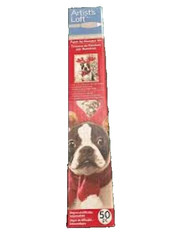 Artist’s Loft Paint by Number Kit Boston Terrier, 16″ x 20″ Vertical 50pcs NEW