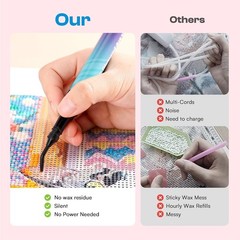 Ergonomic Diamond Painting Pen with No Wax & No Power Required, Comfort Grip,…