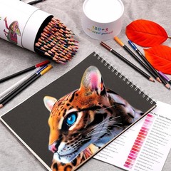 Set of 120 Soft Core Colored Pencils for Artists – Non-Toxic & Vibrant