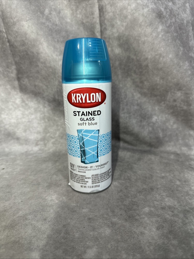 Krylon Stained Glass Spray Paint – 9029 Soft Blue New
