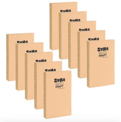 SoHo Urban Artist Open Bound Sketch Pads 10 Pack – Kraft – 8.5×11