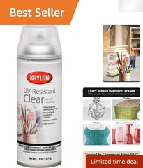 Krylon 11oz Clear Gloss Coating – Permanent UV Protection for Art Projects