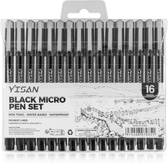 Black Drawing Art Markers,Micro Fineliner Manga Pens,Calligraphy Pens for Sketch