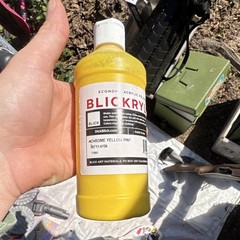 Blick Blickrylic Chrome Yellow Pint Acrylic Paint 60711-4156