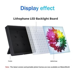 Touch-Controlled Lithophane LED Backlight Kit – 2 Panels for Stunning Home Decor