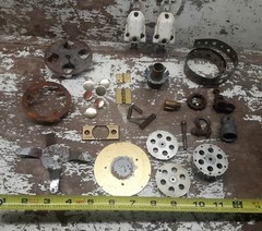 1 pound lot of Steampunk Parts for Artists-Wholesale -assorted smalls @@sale@@#6